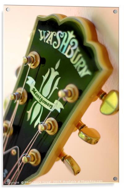 Guitar Abstract close up Acrylic by PhotoStock Israel