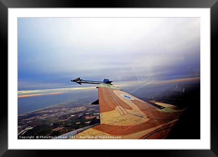 IAF F-16 Fighter jet Framed Mounted Print by PhotoStock Israel