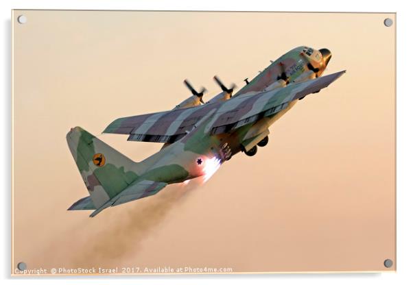 IAF Hercules 100 Acrylic by PhotoStock Israel