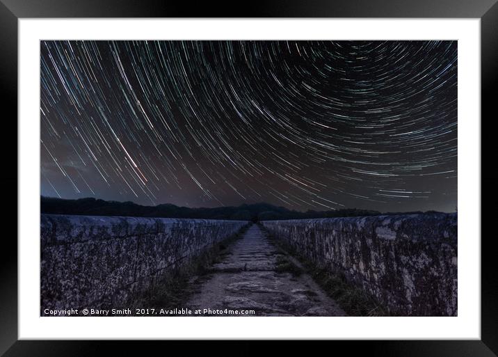 Way To The Stars Framed Mounted Print by Barry Smith