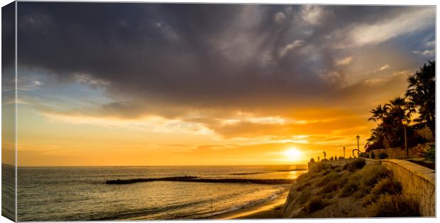 Tenerife Sun Sets Canvas Print by Naylor's Photography