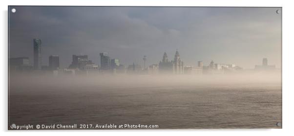 Liverpool Waterfront    Acrylic by David Chennell