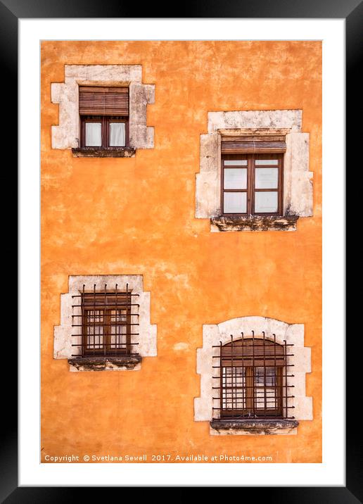 Windows Framed Mounted Print by Svetlana Sewell