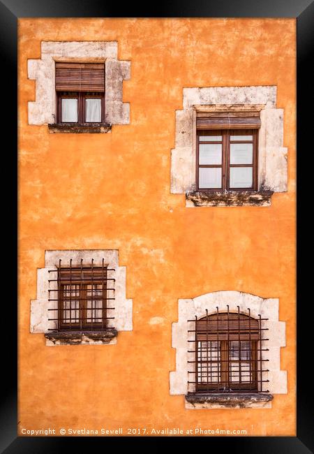 Windows Framed Print by Svetlana Sewell