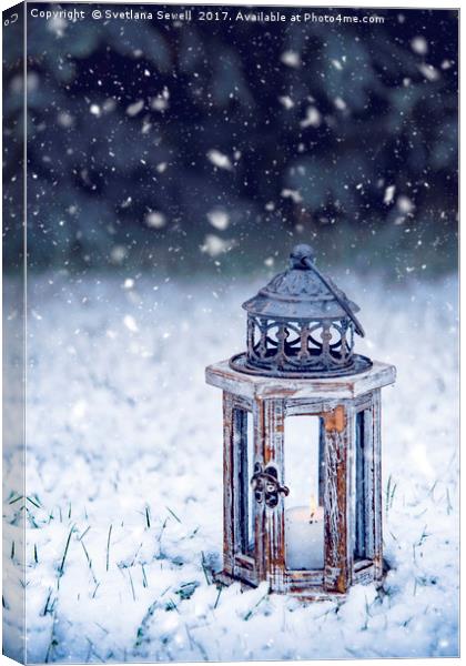 Lantern Canvas Print by Svetlana Sewell