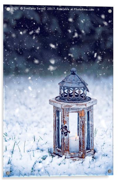 Lantern Acrylic by Svetlana Sewell