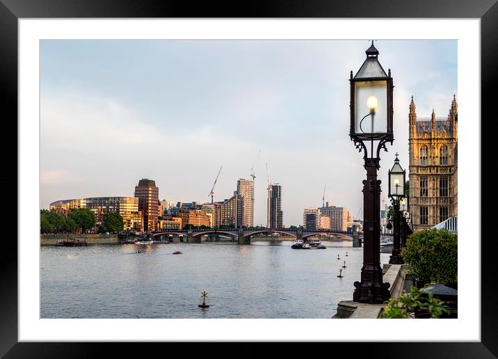 Palace of Westminster London Framed Mounted Print by Tony Bates