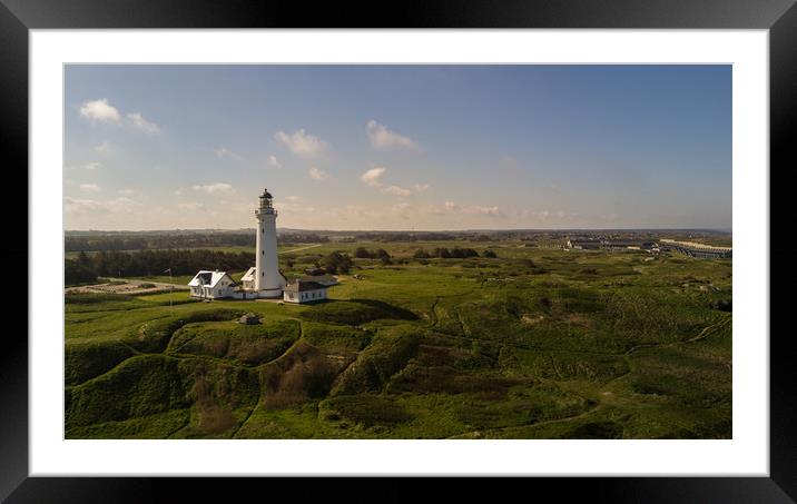 Hirtshals lighthouse Framed Mounted Print by Thomas Schaeffer