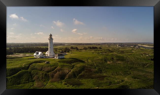 Hirtshals lighthouse Framed Print by Thomas Schaeffer