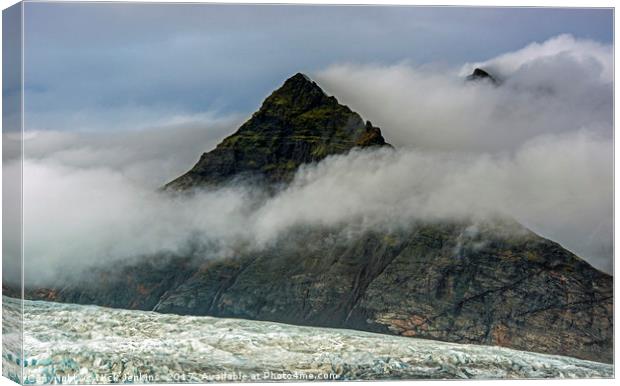 Fjarllsarlon Glacier and Lake Iceland Canvas Print by Nick Jenkins