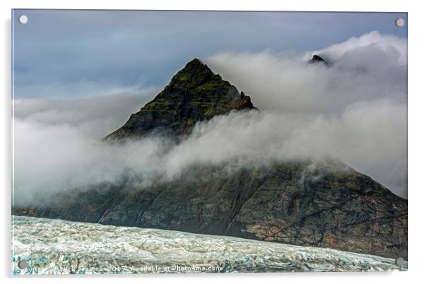 Fjarllsarlon Glacier and Lake Iceland Acrylic by Nick Jenkins