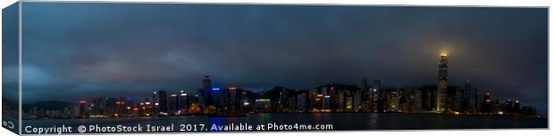 Panorama of Hong Kong, China Canvas Print by PhotoStock Israel
