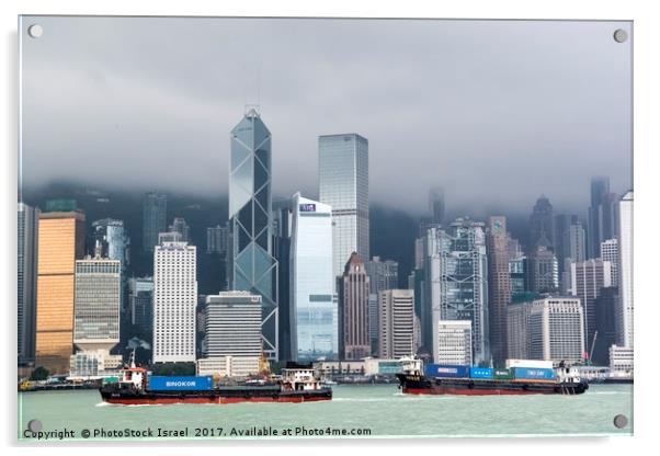 China, Hong Kong from the ferry Acrylic by PhotoStock Israel