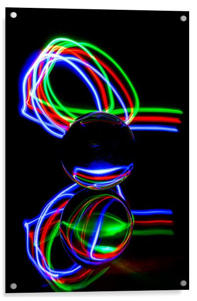 The Light Painter 21 Acrylic by Steve Purnell