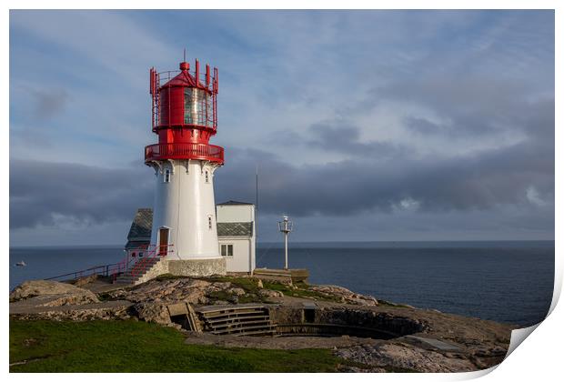 Cape Lindesnes Print by Thomas Schaeffer