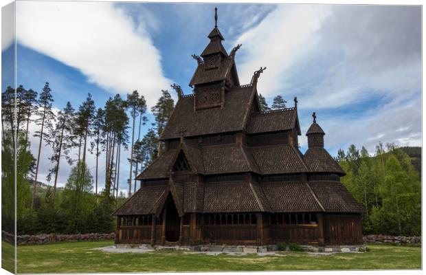 Gol Stavkirke Canvas Print by Thomas Schaeffer