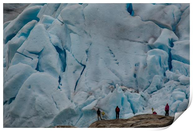 NIgardsbreen Print by Thomas Schaeffer