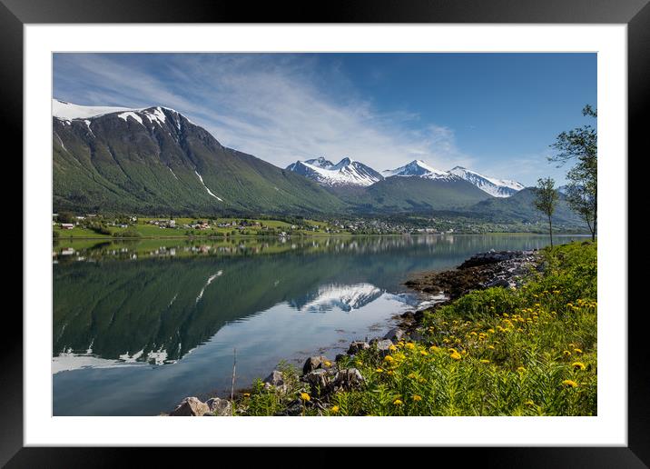 Romsdalsfjord Framed Mounted Print by Thomas Schaeffer