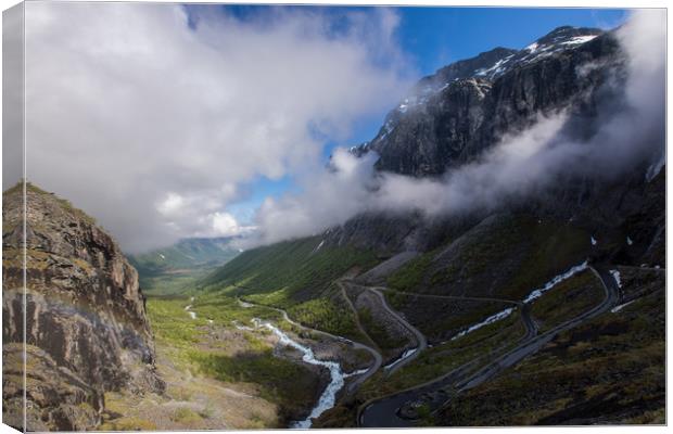 Trollstigen Canvas Print by Thomas Schaeffer