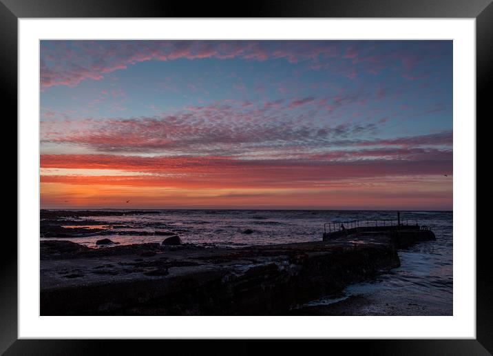 Sunset on Runde Framed Mounted Print by Thomas Schaeffer