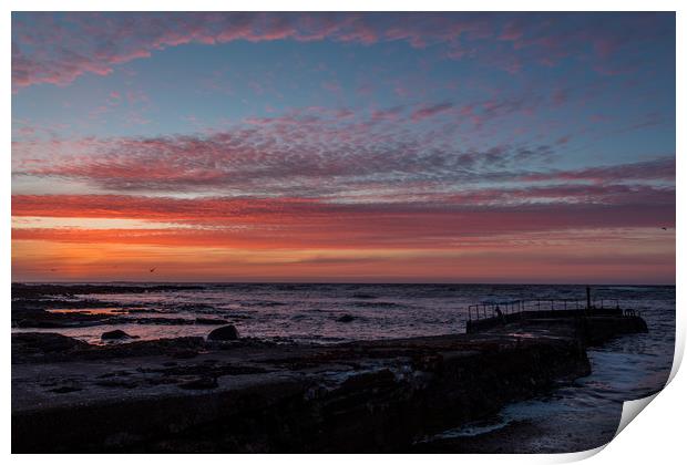 Sunset on Runde Print by Thomas Schaeffer