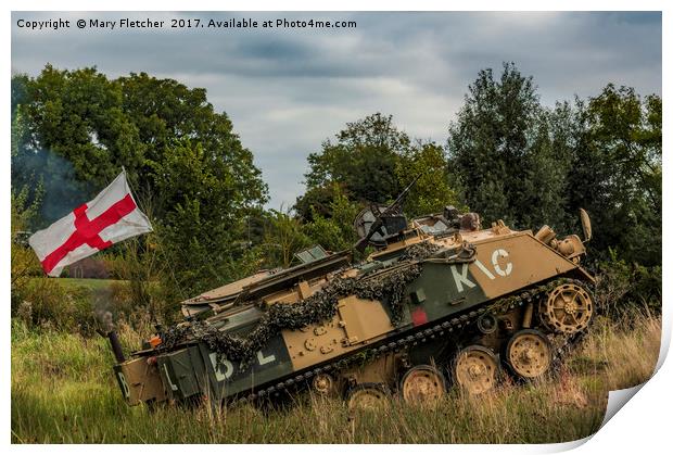 Armoured Personnel Carrier Print by Mary Fletcher