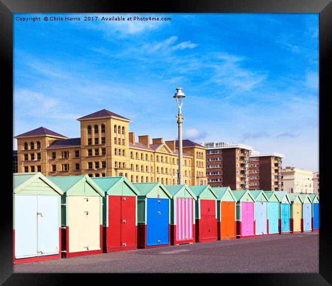 Hove seafront - Brighton & Hove Framed Print by Chris Harris