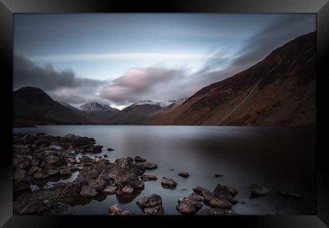 Wastwater Sunset Framed Print by Aidan Mincher