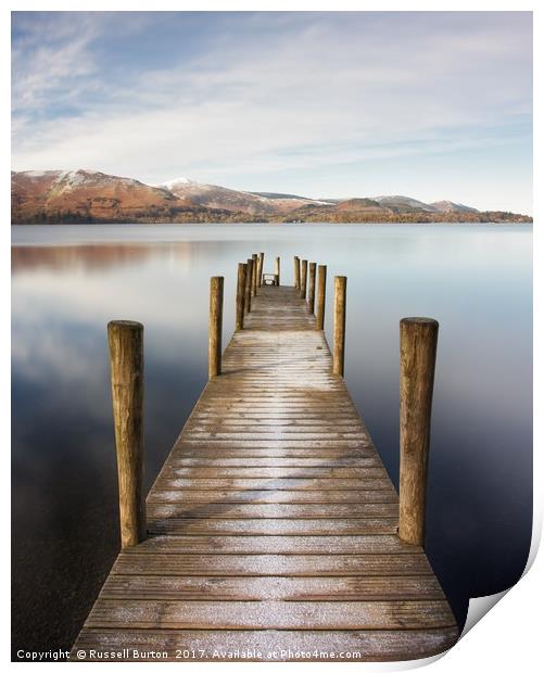 Ashness Jetty Print by Russell Burton