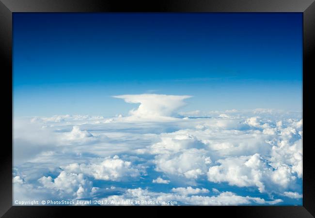 An Anvil Cloud  Framed Print by PhotoStock Israel