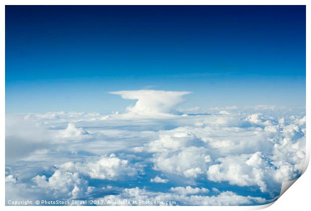 An Anvil Cloud  Print by PhotoStock Israel