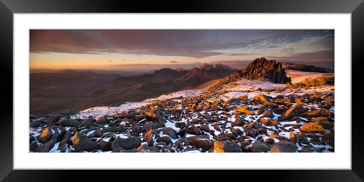 Castell y Gwynt Framed Mounted Print by Rory Trappe