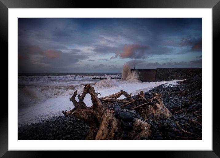 Storm Dylan Framed Mounted Print by Andrew chittock