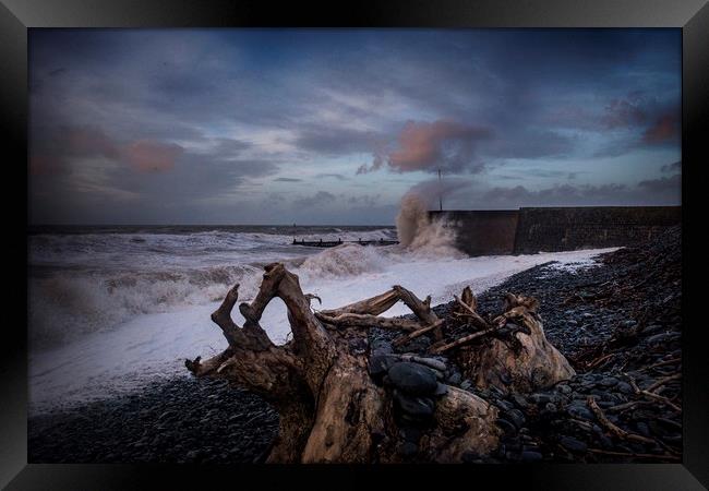 Storm Dylan Framed Print by Andrew chittock
