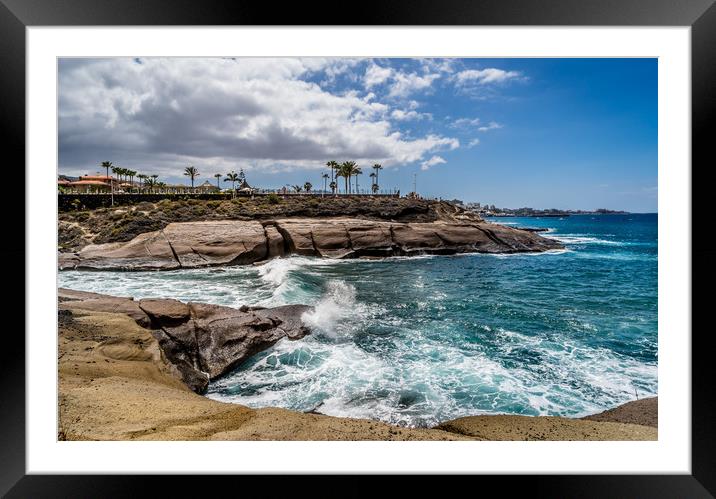 Capturing Costa Adeje Bay Framed Mounted Print by Naylor's Photography