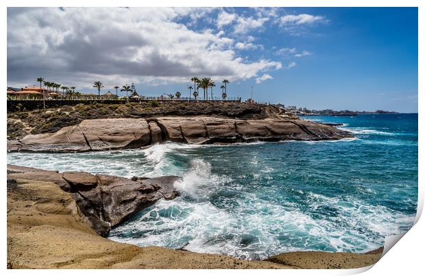 Capturing Costa Adeje Bay Print by Naylor's Photography