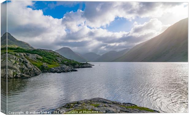 Majestic views of Wastwater Canvas Print by andrew blakey