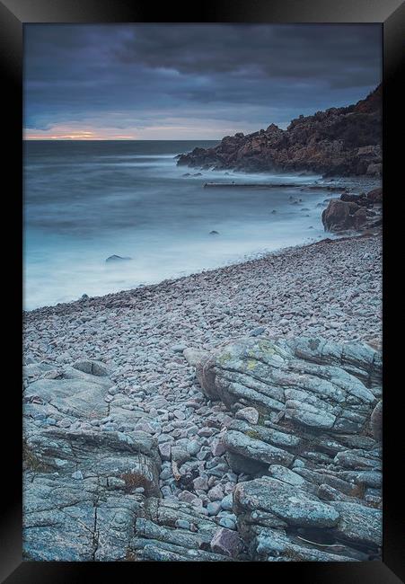 Kullaberg Coastal Portrait Framed Print by Antony McAulay