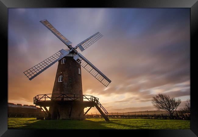 Wilton windmill Framed Print by Tony Bates