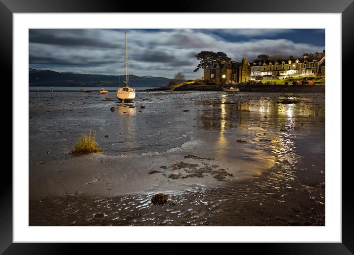 Borth y Gest Framed Mounted Print by Rory Trappe
