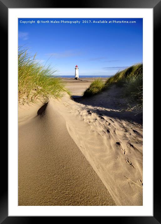 Talacre lighthouse  Framed Mounted Print by North Wales Photography