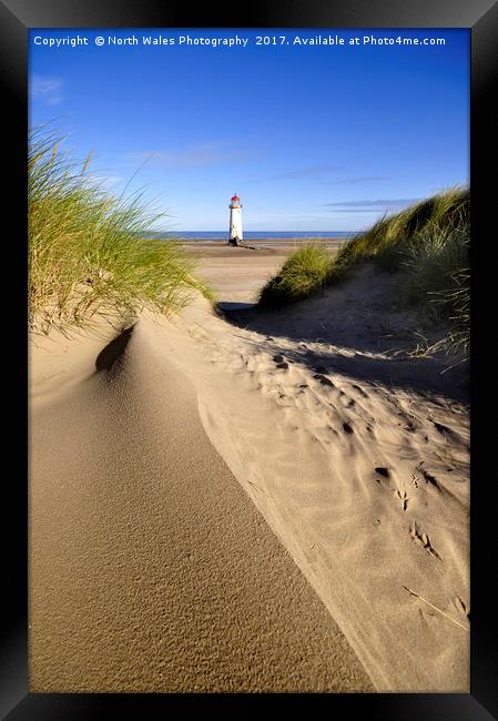 Talacre lighthouse  Framed Print by North Wales Photography