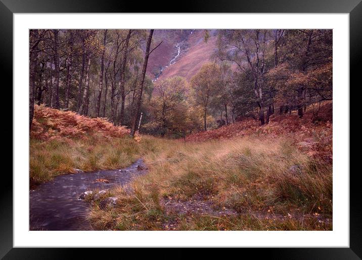 Cumbrian Autumn Scene Framed Mounted Print by Ceri Jones
