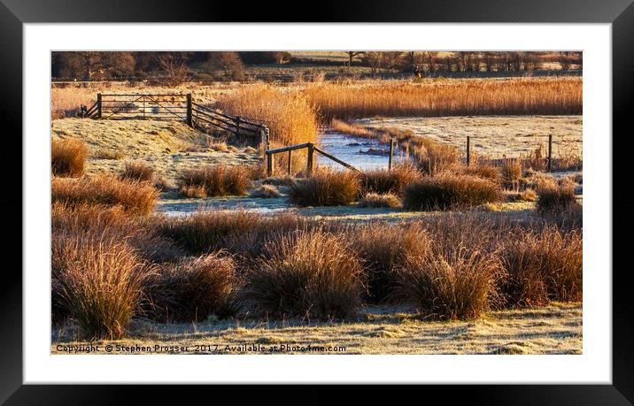 Rustic chills Framed Mounted Print by Stephen Prosser