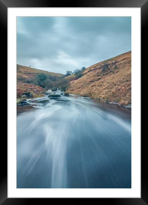 The River Okement Framed Mounted Print by Images of Devon
