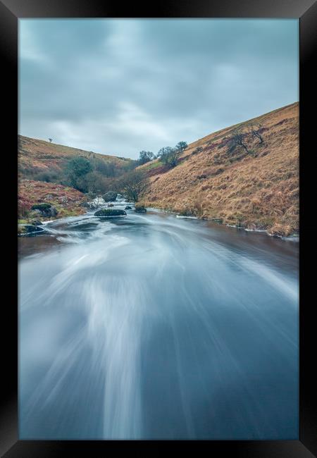 The River Okement Framed Print by Images of Devon