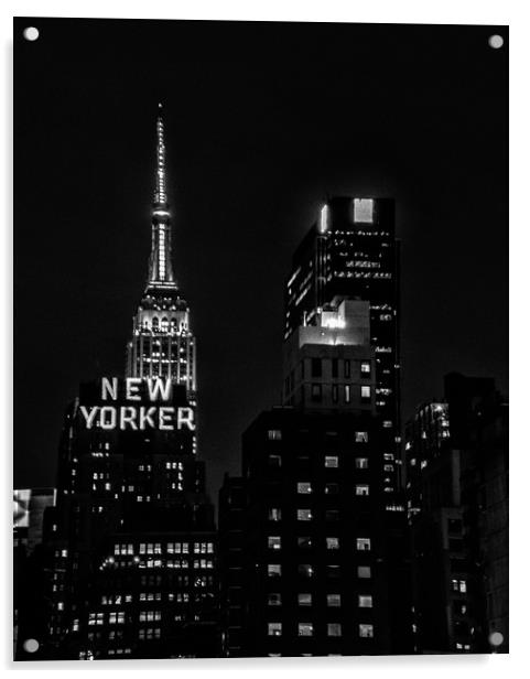 New Yorker Acrylic by Graham Degg