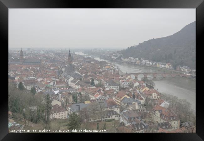Heidelberg Mist  Framed Print by Rob Hawkins