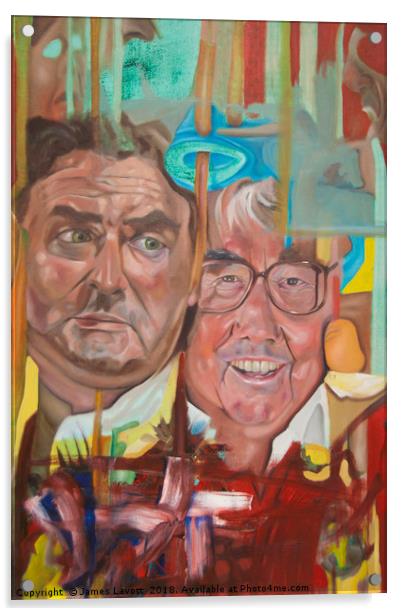 The Two Ronnies Acrylic by James Lavott
