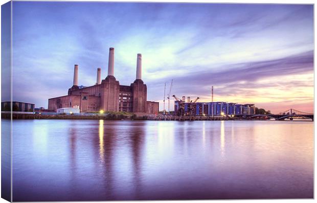 Battersea Power Station Canvas Print by Martin Williams